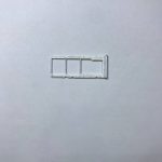 خشاب سیم کارت not9 pro سفید رو گوشی تست شده